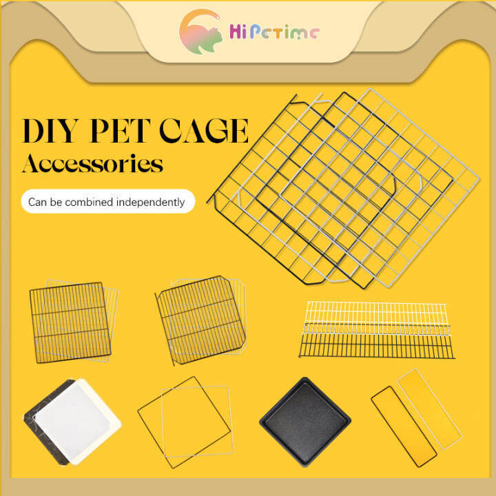 Pet Cage AddOns Stackable Dog, Cat, and Rabbit Cage, Free DIY Random
