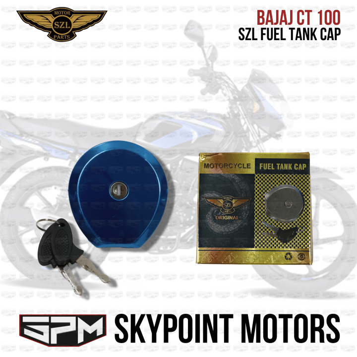 SZL MOTORCYCLE FUEL TANK CAP FOR KAWASAKI BAJAJ CT100 (9852163) Lazada PH