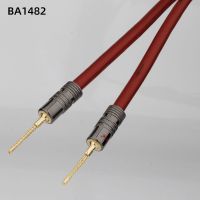 BA1482ปลั๊กกล้วยชุบทอง2/4ชิ้น/ล็อต2สายทองแดง MM ปลั๊กสายลำโพงหัวเชื่อมปลั๊กสายถัก