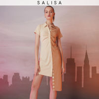 SALISA - RIB DRESS SS22 Cream/Latte