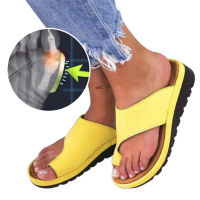 Sgesvier 2021 new comfortable Corrective protection women sandals mid-heel Wedges sandals women shoes Casual summer Slippers