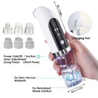 Blackhead Remover Pore Face Nose Cleaser Vacuum Suction For Acne Pimple Black Dot Removal Electric Beauty Device Skin Care Tools