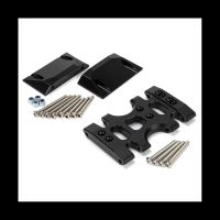 LCG Metal Skid Plate and Side Pedal Rock Slider for 1/10 RC Crawler Car Axial SCX10 Lower Center of Gravity Chassis