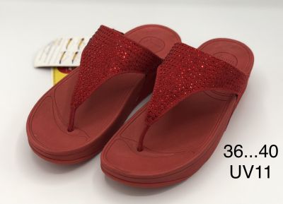 (สินค้าขายดี) SIZE.36-40 EU รองเท้าแตะFitflop รองเท้าแตะผู้หญิง มี 3 สี รองเท้าแตะแฟชั่น รองเท้าแตะหูคีบ รองเท้าแตะเพื่อสุขภาพ นุ่ม เบา ใส่สบาย [SDT015]