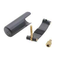 Leather Ligature Fastener with Plastic Cap for Clarinet Bakelite Mouthpiece Durable