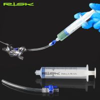 ◑ RISK Bicycle Brake Bleed Tool Syringe MTB Bike Hydraulic Disc Brake Oil Bleed Injection Tool for SHIMANO Brake System