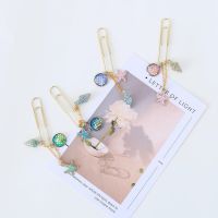 ALLTU Mermaid conch colorful metal paper clip pendant Bookmark Office school stationery decoration one set