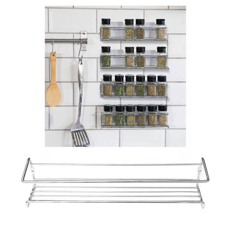 2pcs-stainless-steel-wall-mounted-spice-holder-kitchen-storage-rack-condiment-shelf-for-kitchen-bathroom