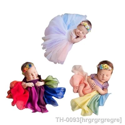 ♤❇☍ hrgrgrgregre Recém-nascido Fotografia Props Outfits saia do bebê cocar para bebês menina e menino 2pcs