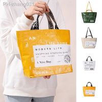 Small/Large Size Shopping Bag Women Reusable Waterproof Nylon Foldable Tote Bags Storage Handbag Shoulder Reusable Grocery Bag