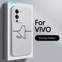 Guyon เคสนิ่มสำหรับ  เสค Vivo Y02S Y15S Y16 Y17 Y19 Y20 Y21 Y50 Y67 Y72 Y75 Y77 Y85 Y52S 5กรัมดีไซน์ใหม่เคสรูปแบบน่ารัก TPU เคลือบชุบโลหะเงินด้วยไฟฟ้าสีเงินฝ้ากันตกแบบรวมทุกอย่าง