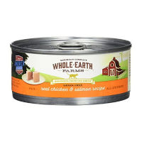 อาหารแมวระดับพรีเมี่ยม Whole Earth Farms Grain-Free Real Chicken &amp; Salmon Pate Recipe 156 กรัม