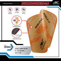 Spandex สนับแข้ง รุ่น Laser สีส้ม M  SH002