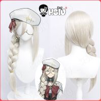 Aia Amare Cosplay Wig Vtuber Cosplay Anime NIJISANJI EN ILUNA cosplay HSIU Flax color Long braided hair+Wig Cap AiaAmare Wig