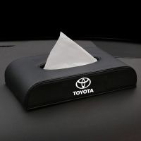 Hot New Leather Car Tissue Box Holder For Toyota Camry Altis Vigo Fortuner CHR Vios Yaris Ativ Hilux REVO Avanza sienta hiace commuter innova Fortuner zhi