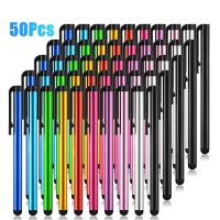 20/100Pcs Touch Screen Stylus Pen For iPad iPhone Samsung Capactive Touch Pen Pencil With Pen Clip For Smart Phone Tablet Stylus Pens