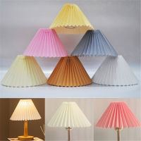 Decorative Small Medium Big Pleated Barrel Fabric Lamp Shades Cloth Lampshades for E27 Screw Bulb Table Lamp and Floor Light