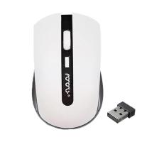 MOS เมาส์ไร้สาย เม้าส์ไร้สาย 2.4Ghz Optical Wireless Mouse Mice 1200dpi (White) เมาส์บลูทูธ  Mouse Wireless