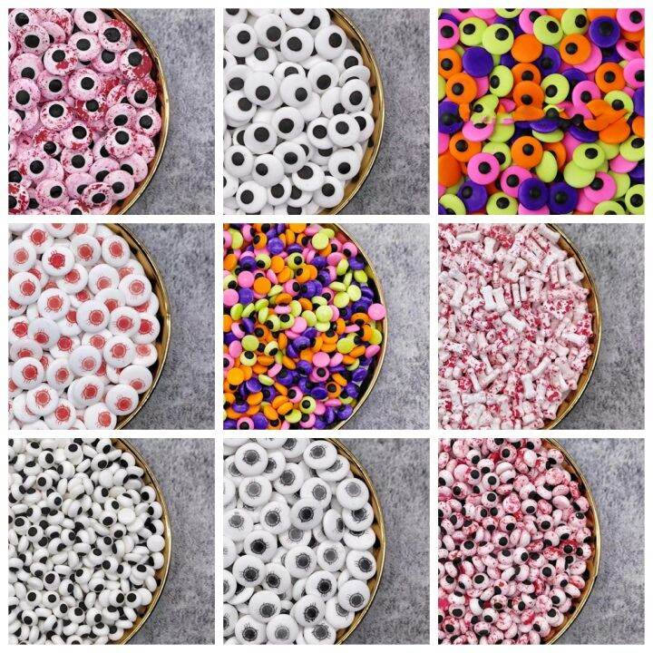 【CC】 Edible sugar beads eye candy for baking decoration pressed cake