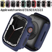 Protective Cover for Apple Watch Series 8/7 41mm 45mm Matte Hard PC Case 42mm 38mm Frame Bumper for iWatch Se 654 40mm 44mm Case
