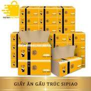 Thùng Giấy Ăn SIPAO Gấu Trúc 30 Gói Siêu Dai