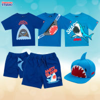 Universal Studios Boy Jaws T-Shirt Short Hat -เสื้อยืด กางเกง หมวก เด็กผู้ชาย1-7ปี ยูนิเวอร์แซล สตูดิโอ ลายจอว์สฉลามโจมตี สินค้าลิขสิทธ์แท้100% characters studio