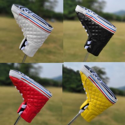 Migrant Korean canvas shoes high-end straight putter cover personalized golf club cover club head cover protective cover hat cover