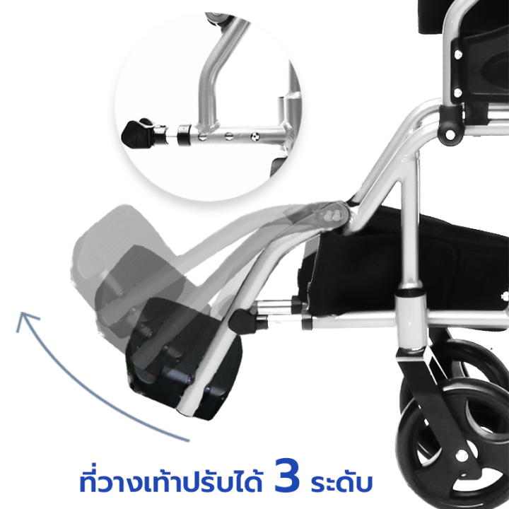 วีลแชร์-allwell-รถเข็นผู้ป่วย-wheelchair-พับได้-ล้อใหญ่-วีลแชร์-เบาะรองนั่ง