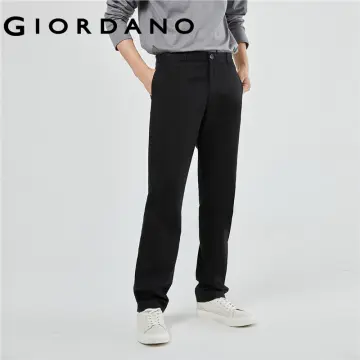 Giordano Men Pants Cotton Khaki Pants For Men Stretchy Low Rise Slim Tapered  Khakis Slim Fit Trousers Man Free Shipping 01110583
