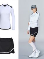 ✷ New Golf Clothing Womens Suit Short Skirt Quick-drying Breathable Versatile Golf Slim Polo Shirt Long Sleeve