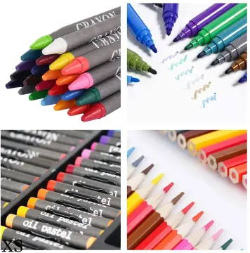 168PCS Painting Drawing Art Artist Set Kit Crayon Colored Pencils