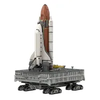 Buildmoc Space SLS แพลตฟอร์มยิงจรวดชุดบล็อกตัวต่อเครื่องบินรถรับส่งฐานแบบเป็นที่ยึดของขวัญของเล่นเด็กอิฐ