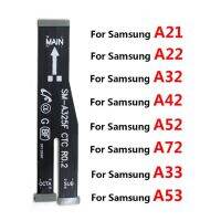 สายเมนบอร์ดโค้งหลักสำหรับ A32 Samsung A325 A42 A425 A52 A525 A22 A72 A21 A33ชิ้นส่วนชิ้นงอสำหรับเปลี่ยนเมนบอร์ด4G 5G