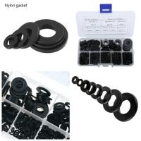 500pcs M2 M10 Black Nylon Gaskets Plastic Washer Insulation Seal Ring Flat GasketFor screws And Bolts