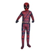 [COD] digital printing new version of Deadpool all-inclusive tights childrens play costumes headgear toy boy cos