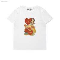 【HOT】D&amp;H ""T-Shirt Short Sleeve Cartoon Princess Pattern Snow White Very Cute (DX-Prin)​ 07_02100%cotton