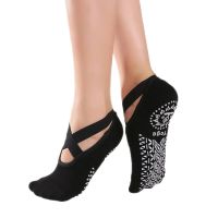 【YD】 Non-Slip Socks Backless Pilates Breathable Ballet Foot Ladies Sport Gym