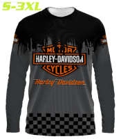 Motorcycles 2023 Harley-davidson Xzx180305 3d Hot Long Sleeve for Men/women Clothes Racing Cycling22 trendy