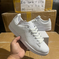 ต้นฉบับใหม่สุดร้อนแรง✅AD * Stan- S-Mith-Triple White Low Cut ผู้ชายและผู้หญิงแฟชั่นกีฬารองเท้าผ้าใบทุกการแข่งขันรองเท้าสเก็ตบอร์ดที่สะดวกสบาย {จัดส่งฟรี}