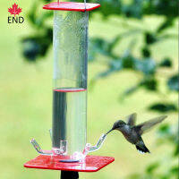 END # Hummingbird Feeder ระงับยาวสีแดงสะดวกนกสวยงาม Feeder