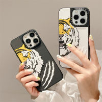 《KIKI》Case. tify 3D Silicone Phone Case For iPhone 14 14pro 14promax 11 12 13promax x xr xsmax 7+ Fashion Tiger animal Pattern Original shockproof Hard Case Black White