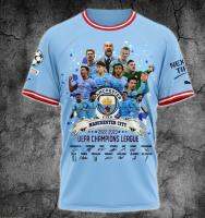 Manchester-City The Citizens UEFA Champions League 2022-2023  T Shirt