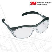 3M™ แว่นตานิรภัย  รุ่น Nuvo™ 11411 เลนส์ใส กรอบสีเทา