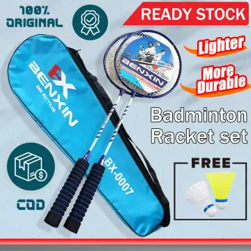 Portable Badminton Set with Net 2 Rackets and 2 Shuttlecocks 118