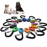 TEXDog Training Clicker Pet Cat Plastic New Dogs Click Trainer Aid Tools Adjustable Wrist Strap Sound Key Chain Dog Supplies