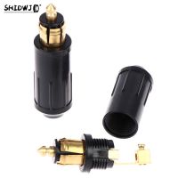 ☜ 1pcs High Quality DIY DIN Hella Male Plug European Type 12v Cigarette Lighter Adapter Connector Fits Motorcycles