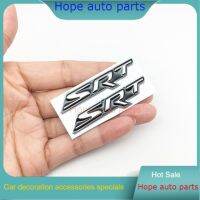 New upgrade 2PCS / Set 3D Metal Srt Badge Emblem Sticker Fit for Dodge Charger Challenger Jeep Cherokee Wrangler Zj Wj Wk Xk Accessories