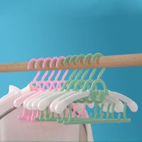 5/10/20Pcs Clothes Hanger Flexible Racks Plastic Clothing Display Kids Hangers Coats Hanger Organizer for Baby Child Aldult