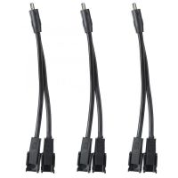 【NEW】 Wall Warriors 3Pcs 18ซม. AVR Linear Actuator สายไฟอะแดปเตอร์1ถึง2สายไฟเปลี่ยน Linear Actuator Cable