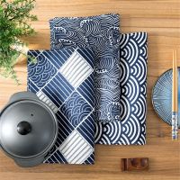 Creative Cotton Linen Placemats Striped Plaid Table Mat Heat-insulated Non Slip Washable Pad Mat Household 1pcs